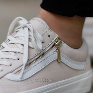 vans old skool zip whispering pink